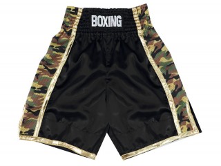 Personlig Bokseshorts Boxing Shorts : KNBSH-034-Sort